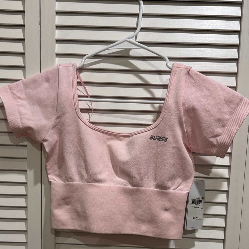 GUESS Light Pink Women's Tank Top